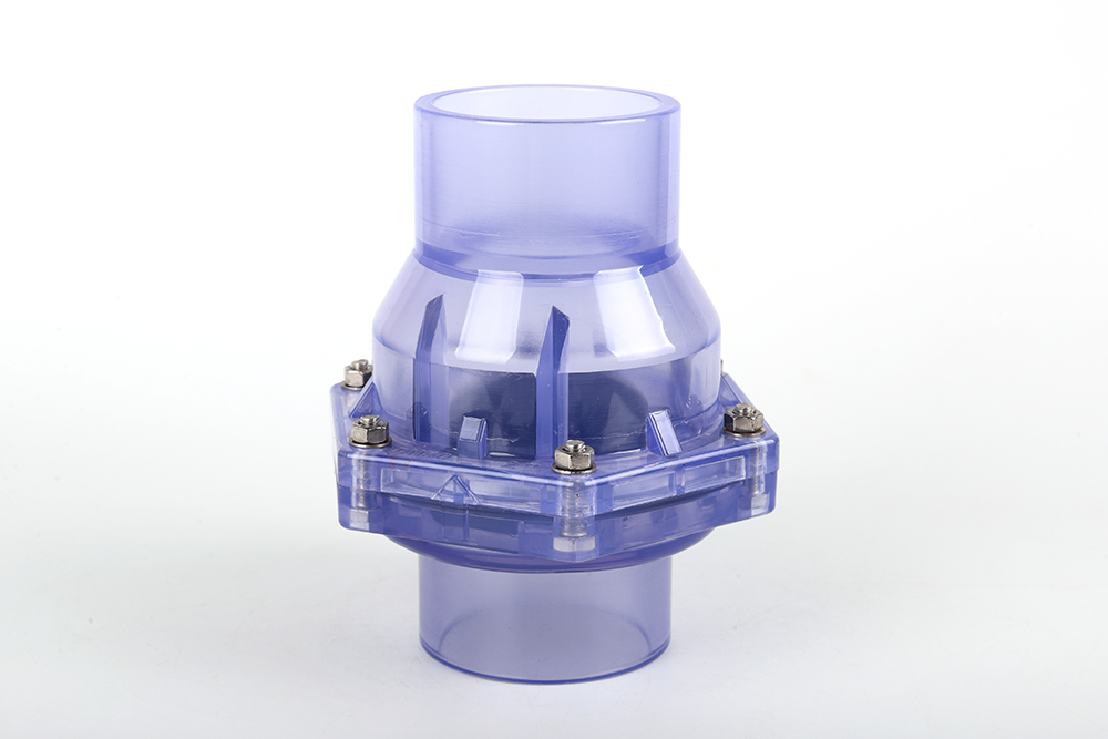 福绵透明翻板式止回阀